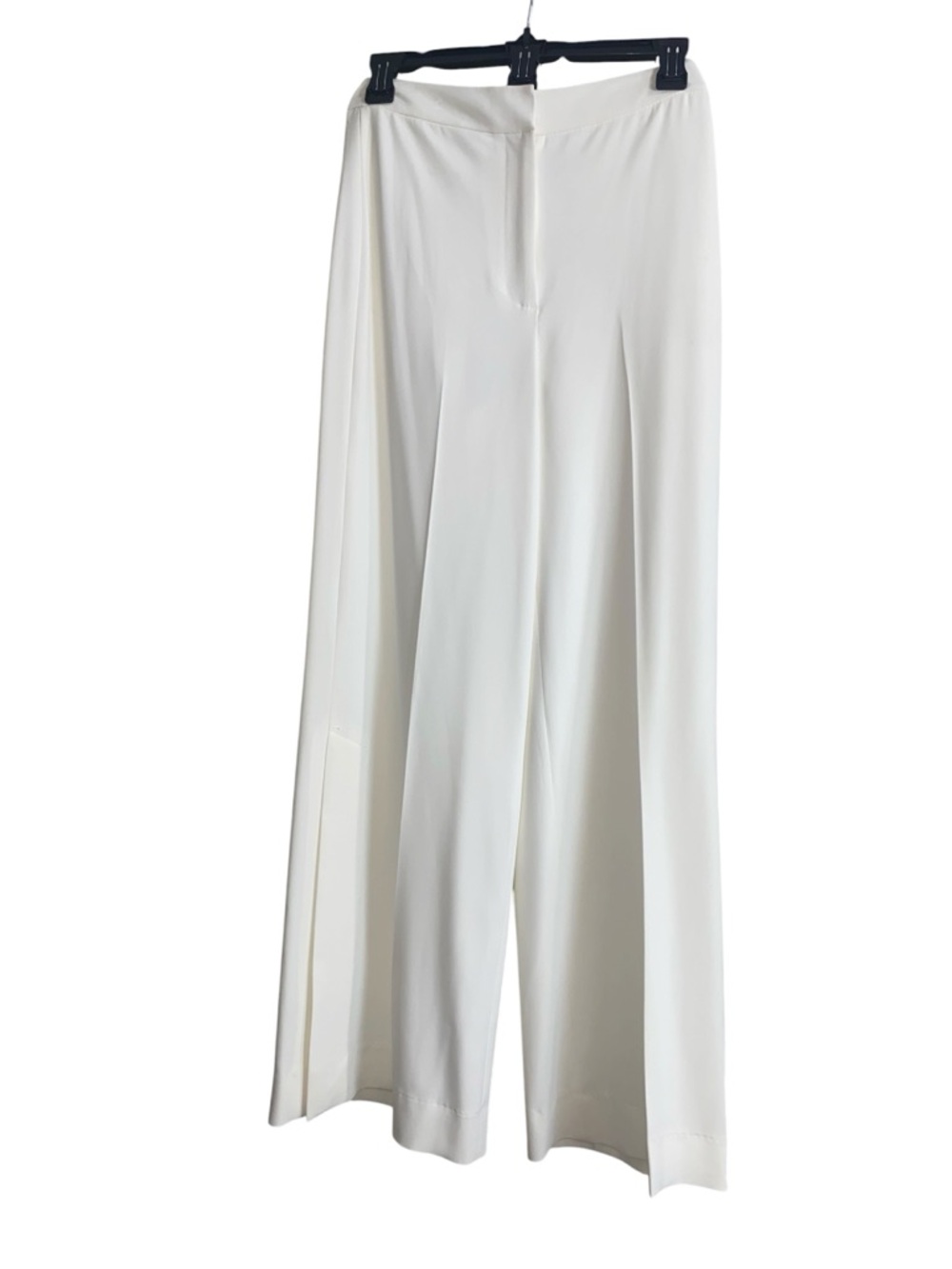 H&M Wide Leg Side Slit Pants Size 2 White